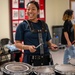Stick Masters teach Sailors to play percussion instruments