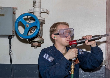 Abraham Lincoln conducts routine operations