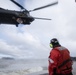 Over water rescue training