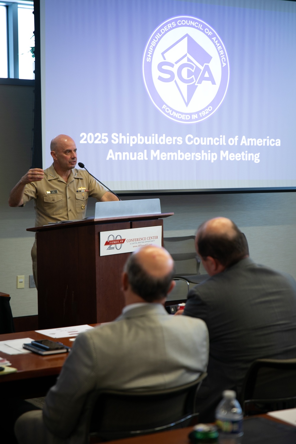 ACNO speaks at Shipbuilder’s Council of America (SCA) Spring Membership Meeting