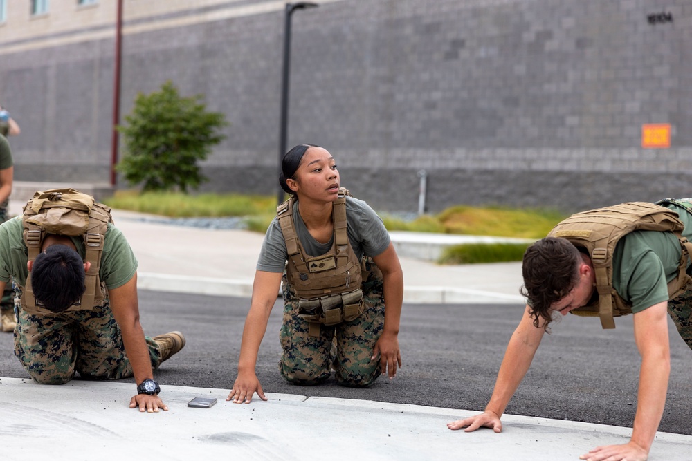 LCpl Hug and Cpl Medina Memorial PT Session