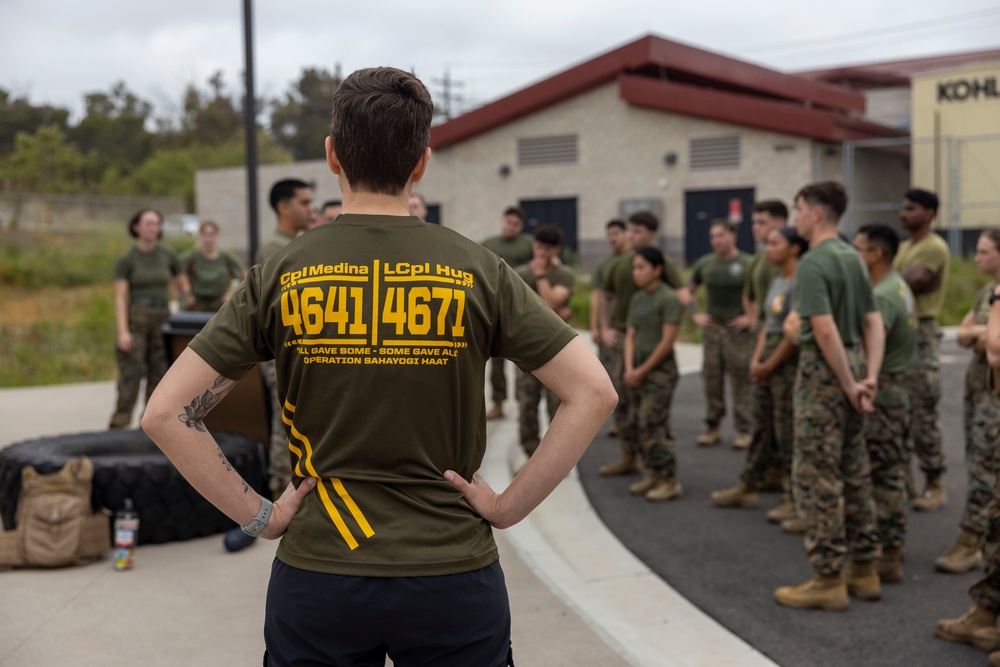 LCpl Hug and Cpl Medina Memorial PT Session