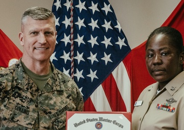 Outstanding Marines and Sailors with 3rd MLG Recognized