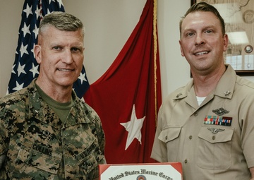 Outstanding Marines and Sailors with 3rd MLG Recognized