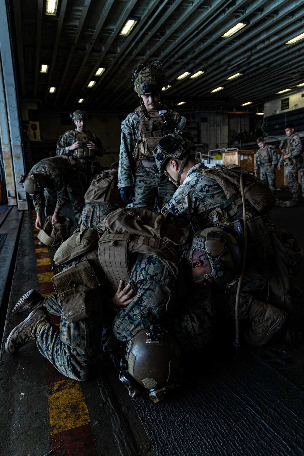 22nd MEU | TCCC Training Aboard USS Iwo Jima