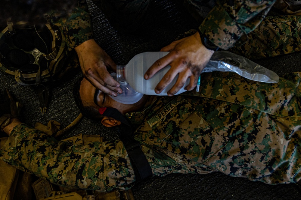 22nd MEU | TCCC Training Aboard USS Iwo Jima