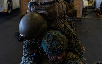 22nd MEU | TCCC Training Aboard USS Iwo Jima