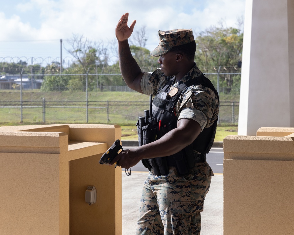 MCB Camp Blaz main gate opening