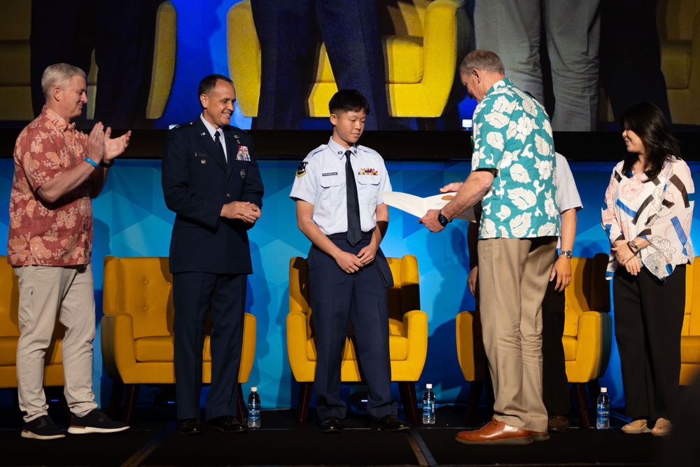 AUSA Honors JROTC Cadet at LANPAC