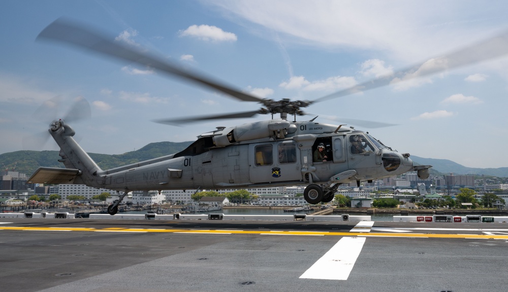 Helicopter Sea Combat Squadron (HSC 25) Embarks USS America (LHA 6)