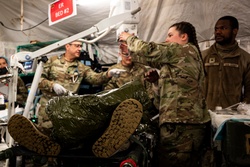 512th Field Hospital conducts mass casualty exercise with partner nation medics at Vepriai Rocket Base during DEFENDER 2025 [Image 8 of 28]
