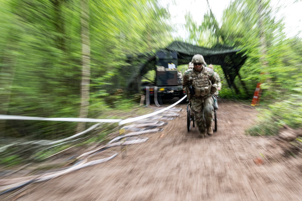 512th Field Hospital conducts mass casualty exercise with partner nation medics at Vepriai Rocket Base during DEFENDER 2025