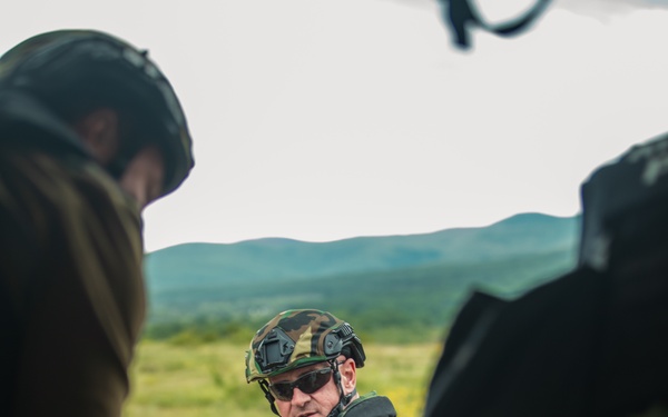 117th MP Battalion conducts Multinational MEDEVAC training in Bulgaria