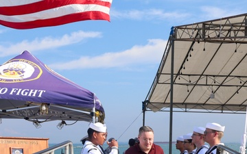 Deputy Assistant Secretary of Defense Visits USS DEWEY