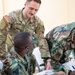 US Army Sgt John McOmie serves as a linguist during African Lion 2025 in Ghana