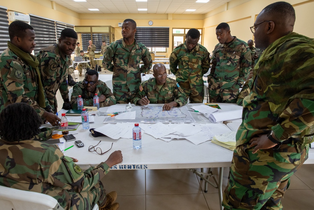 US, multinational partners participate in planning exercise during African Lion 2025 in Ghana