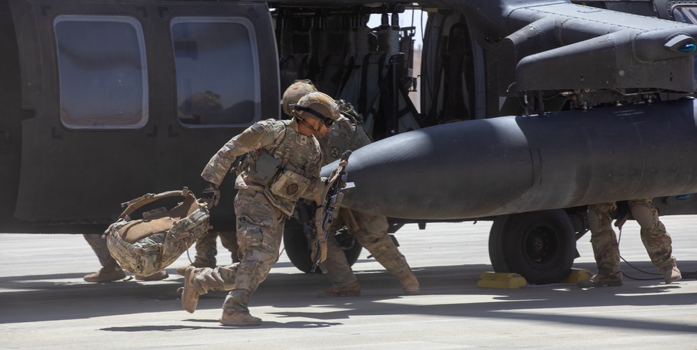 U.S. and Syrian Partners Exit Black Hawk in Air Assault Drill to Boost Coalition Interoperability