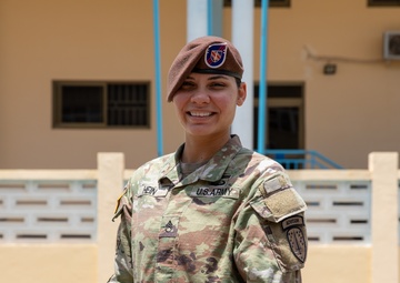 US Army Staff Sgt Marangely Hein gains valuable experience at African Lion 2025