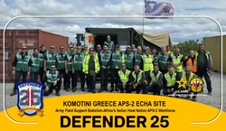 AFSBn-Africa preps infantry APS-2 set for issue to Vermont Guard Soldiers at DEFENDER 25 in Greece