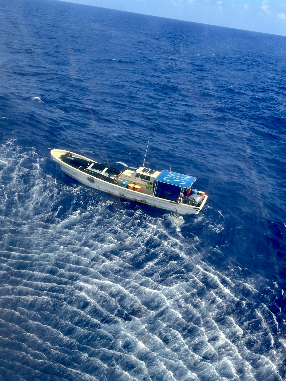U.S. Navy assists U.S. Coast Guard in response to vessel adrift