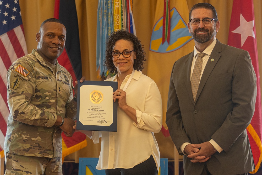21st Theater Sustainment Command’s Length of Service Ceremony 2025