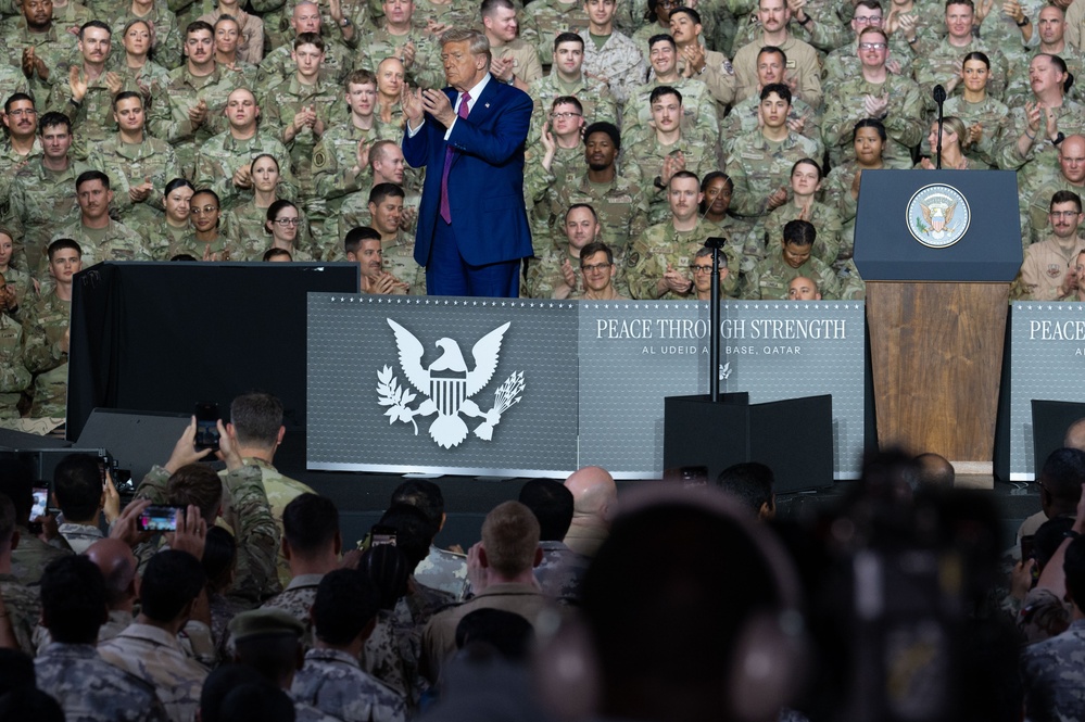 President Trump visits AUAB 2025