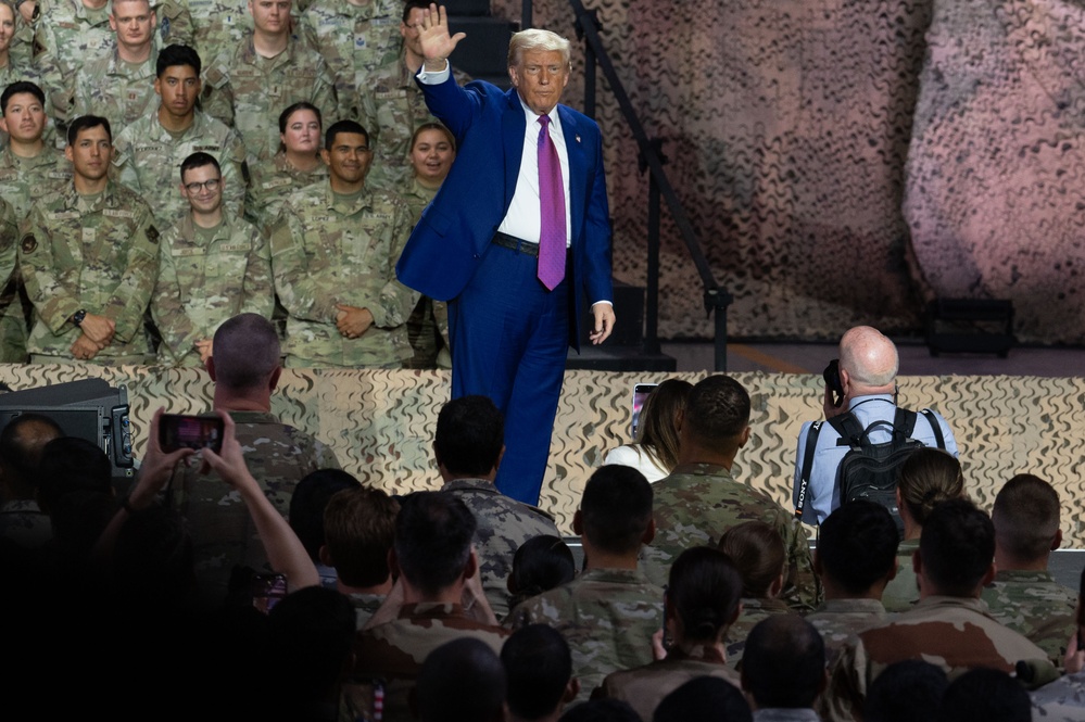 President Trump visits AUAB 2025
