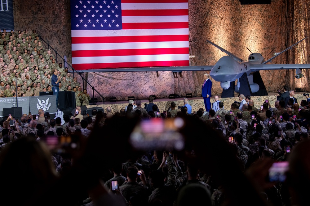 President Trump visits AUAB, 2025