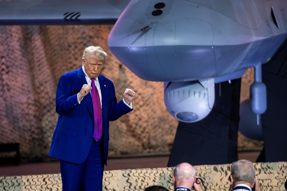 President Trump visits AUAB, 2025