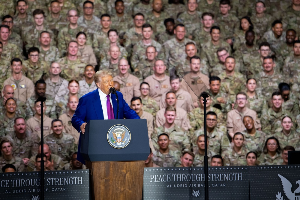 President Trump visits AUAB, 2025