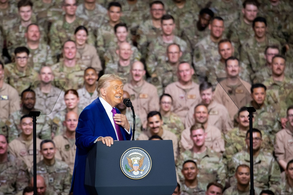 President Trump visits AUAB, 2025