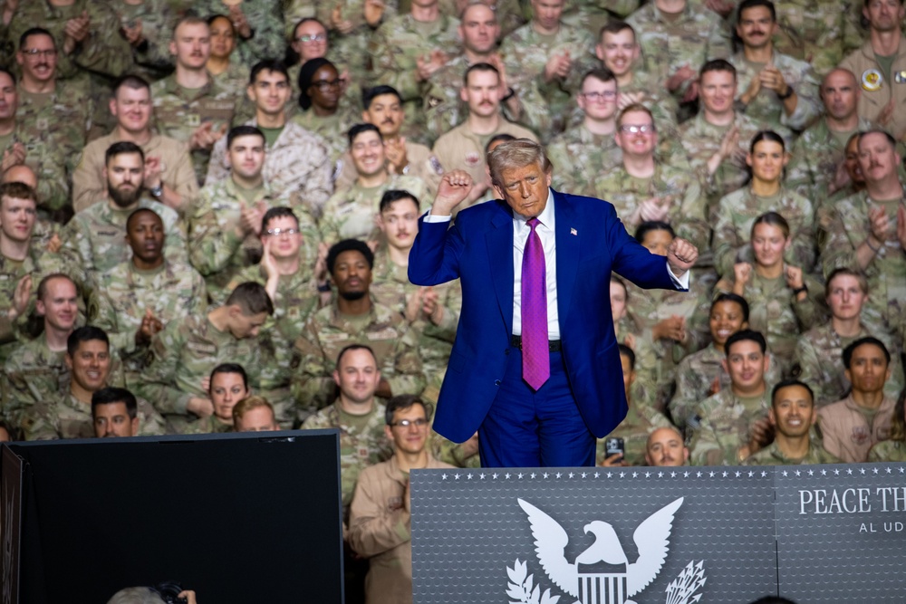 President Trump visits AUAB, 2025