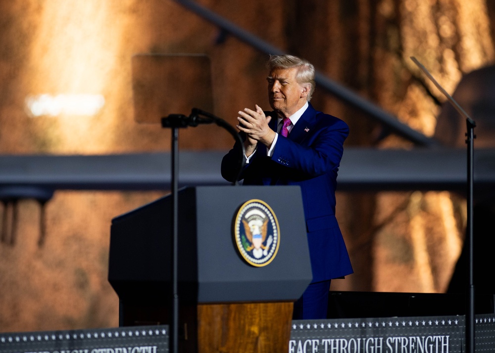 President Trump Visits AUAB 2025
