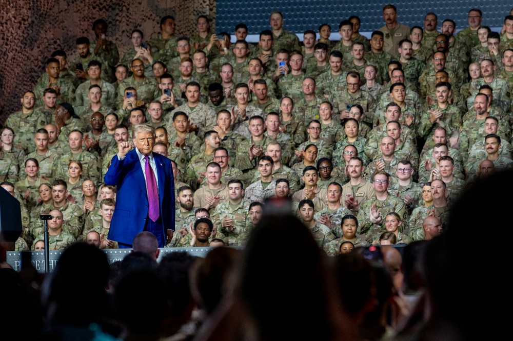 President Trump visits AUAB 2025