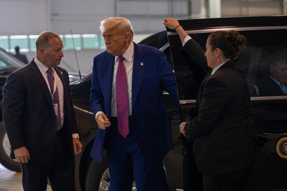 President Trump visits AUAB 2025