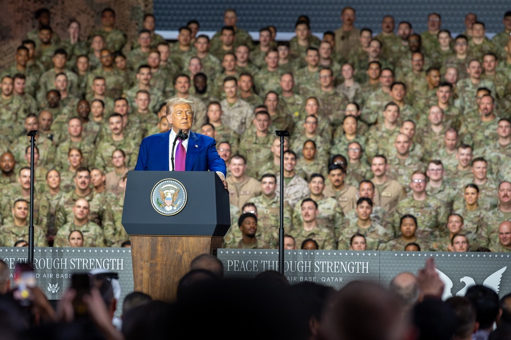 President Trump visits AUAB 2025