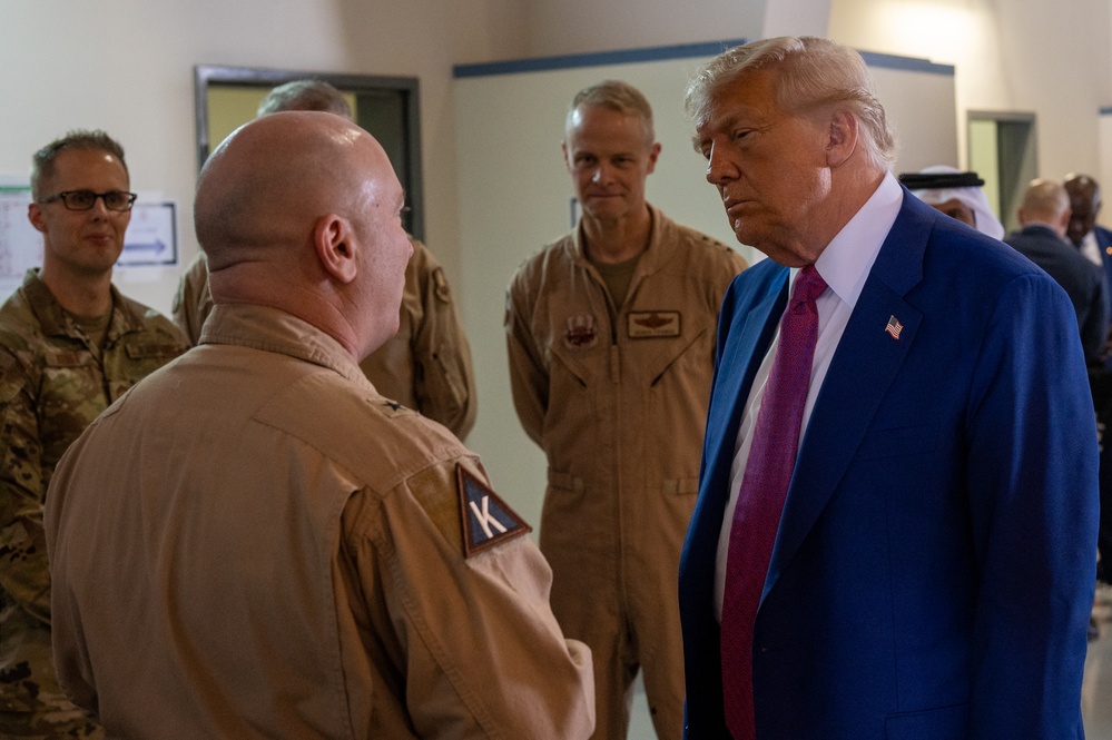 President Trump visits AUAB 2025