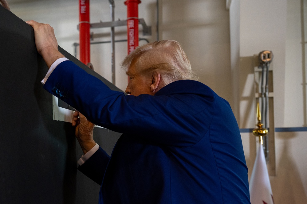 President Trump visits AUAB 2025
