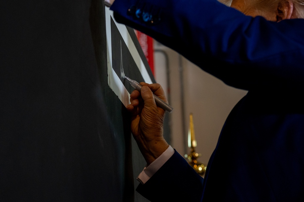 President Trump visits AUAB 2025