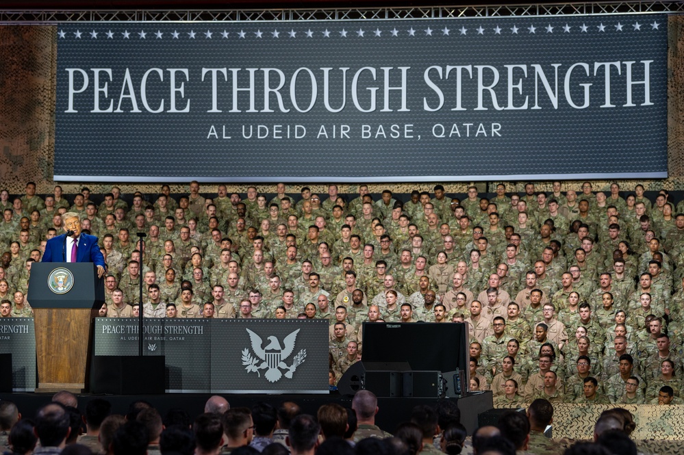 President Trump visits AUAB 2025