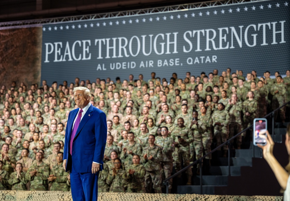 President Trump visits AUAB 2025