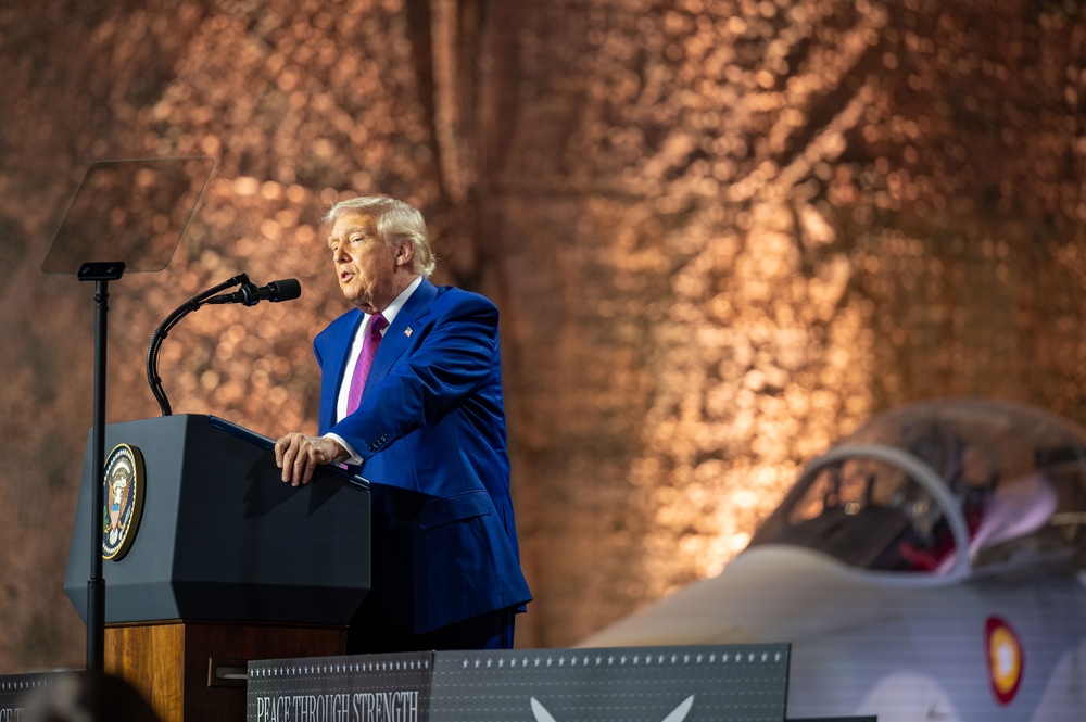 President Trump visits AUAB 2025