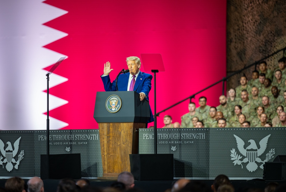 President Trump visits AUAB 2025