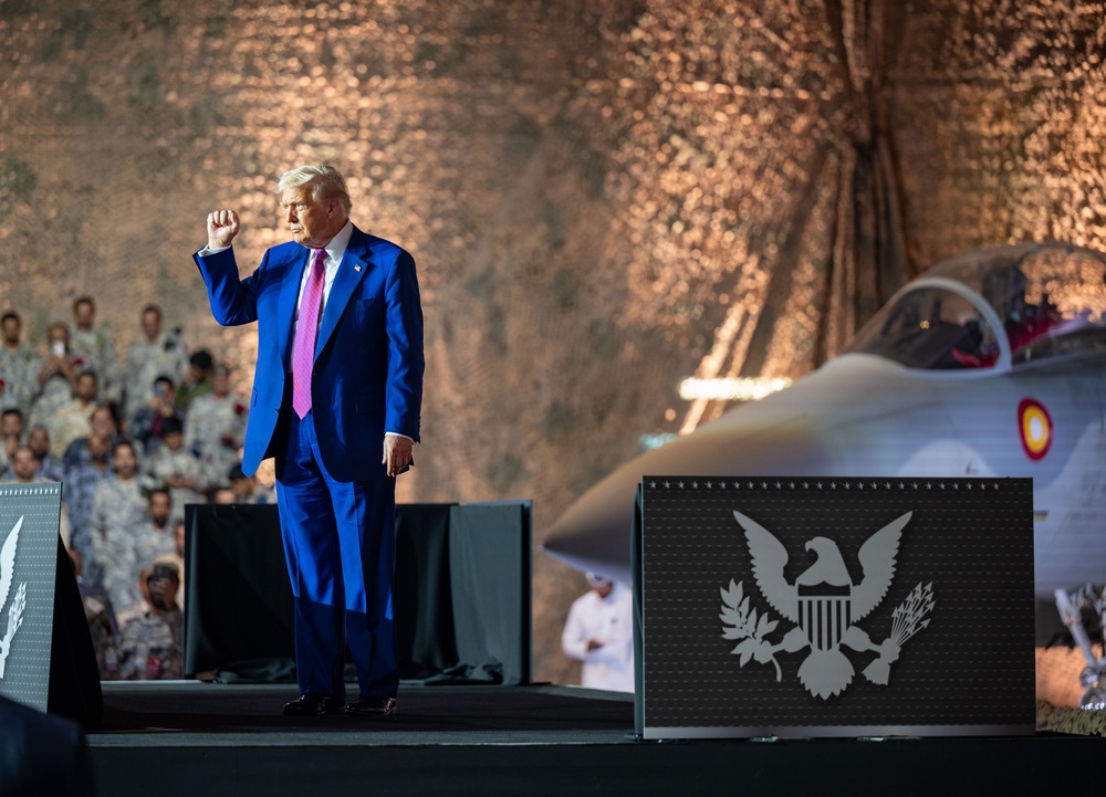 President Trump visits AUAB 2025