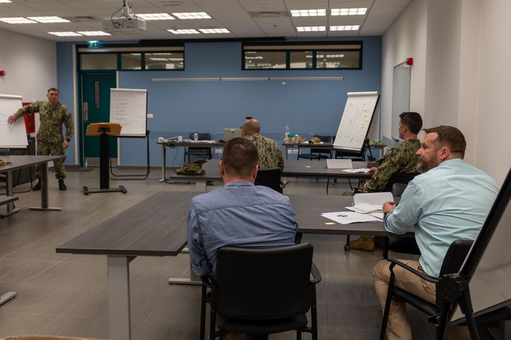 NAVFAC EURAFCENT Staff Attend Chief Petty Officer Leader Development Course