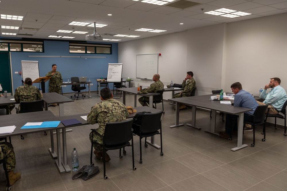 NAVFAC EURAFCENT Staff Attend Chief Petty Officer Leader Development Course
