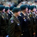 Students Graduate Special Forces Training, Don Green Beret at Regimental First Formation