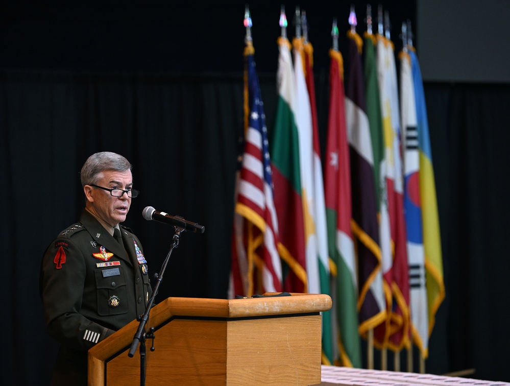 Students Graduate Special Forces Training, Don Green Beret at Regimental First Formation