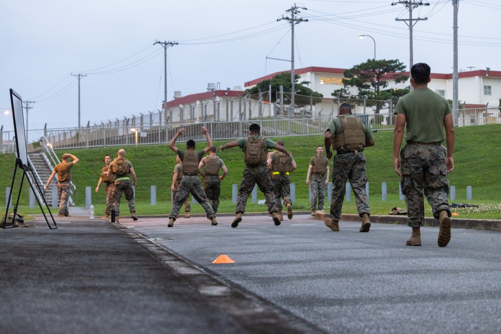 RP3 Antonio Reynoso Leads Physical Training with 3d Reconnaissance Battalion