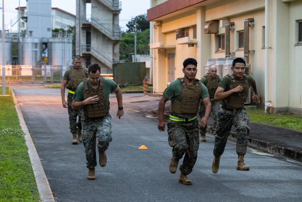 RP3 Antonio Reynoso Leads Physical Training with 3d Reconnaissance Battalion